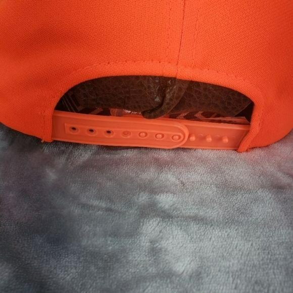 M & D Power Constructors Orange Camo Snapback Cap - Picture 9 of 13